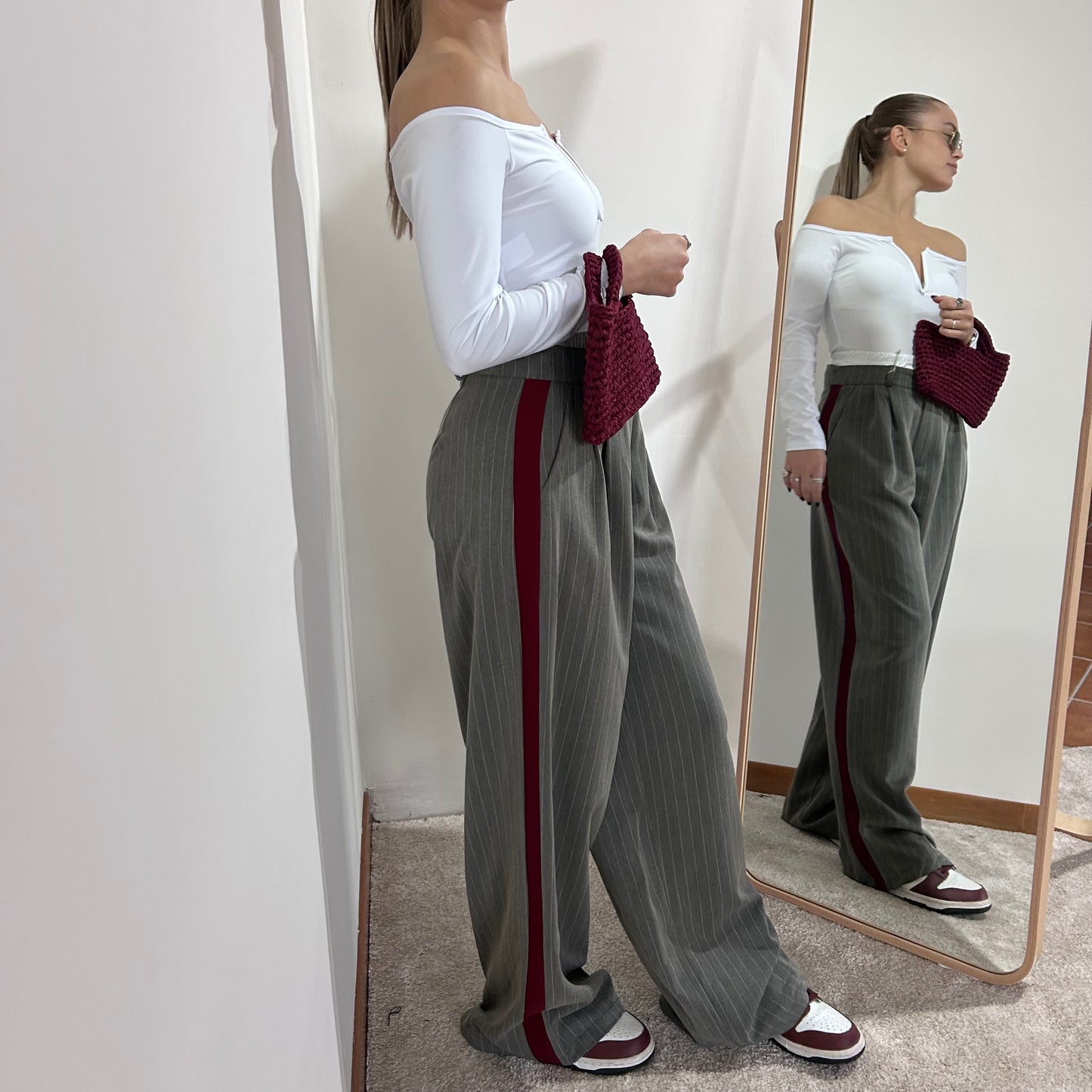 PANTALONE GESSATO